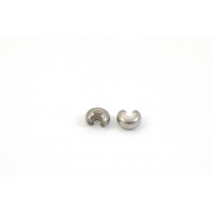 4MM STAINLESS STEEL CRIMP BEADS COVER (PACK OF 10)
